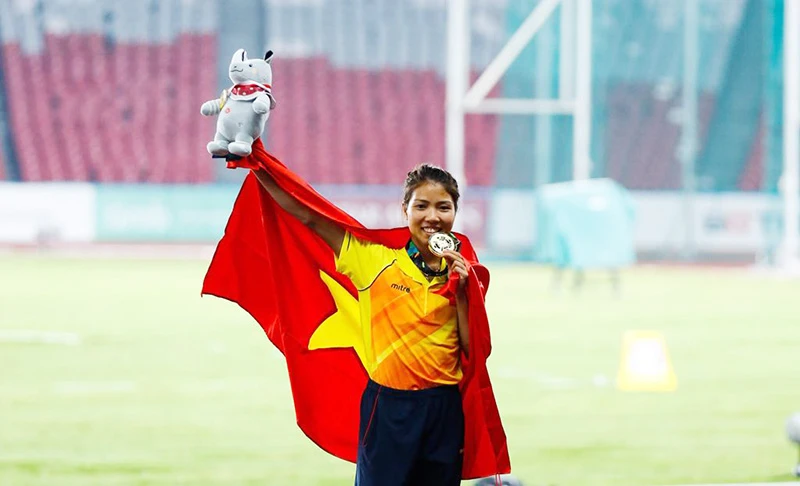 Sau thành công ở Asiad 2018, Bùi Thị Thu Thảo sẽ hướng đến đấu trường thế giới. Ảnh: DŨNG PHƯƠNG