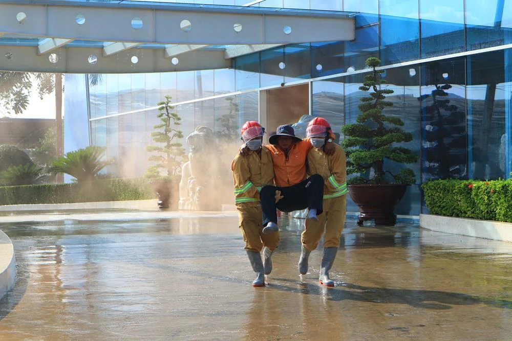 VWS diễn tập chữa cháy 2019 ảnh 2 VWS diễn tập chữa cháy 2019 ảnh 2