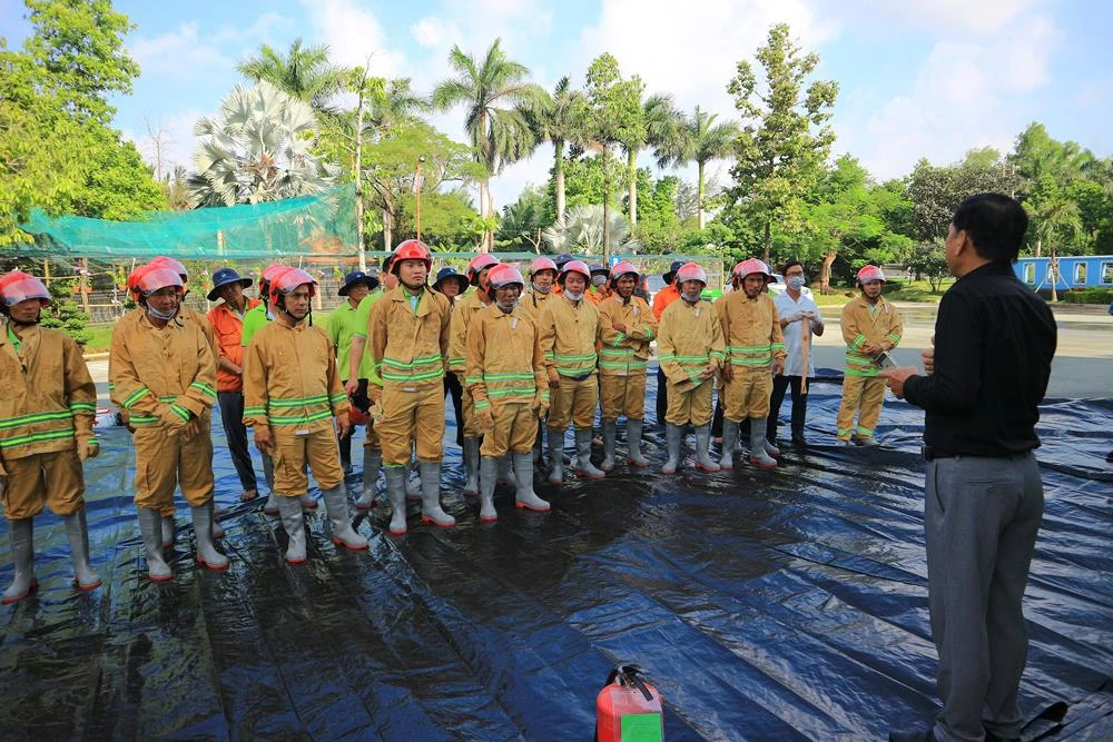 VWS diễn tập chữa cháy 2019 ảnh 5 VWS diễn tập chữa cháy 2019 ảnh 5