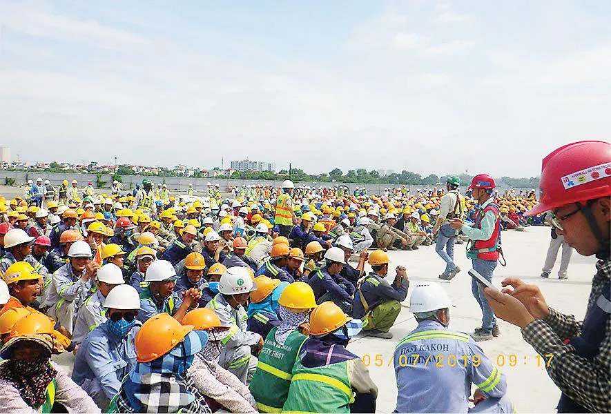 Công trình Aeon Mall Hà Đông diễn tập PCCC ảnh 2