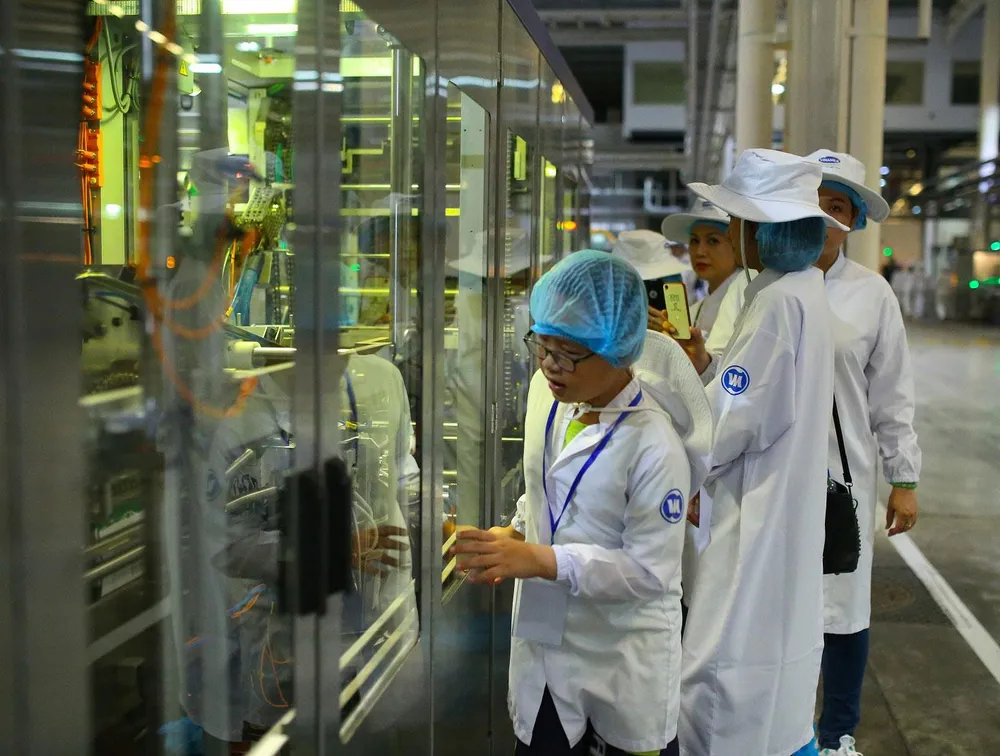 Nhà máy sữa Việt Nam được đầu tư công nghệ tự động hóa hiện đại bậc nhất thế giới
