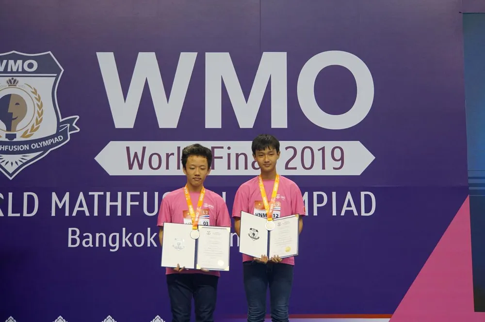 12 học sinh đoạt giải cuộc thi toán học WMO 2019 tại Thái Lan ảnh 3
