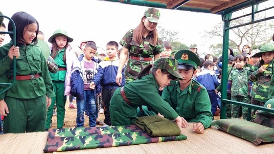 “Chúng em làm chiến sĩ biên phòng“