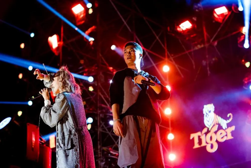 Mỹ Tâm, Đen Vâu, Hoàng Thùy Linh "đốt cháy" sân khấu Tiger Remix với toàn bản hit Remix   ảnh 8