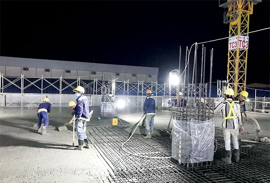 Công trình COBI CIF đổ thành công khối bê tông sàn 2.000m3 ảnh 1 Công trình COBI CIF đổ thành công khối bê tông sàn 2.000m3 ảnh 1