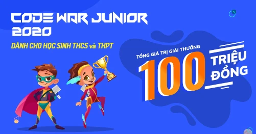 Gần 1.000 học sinh tranh tài thi lập trình CodeWar Junior 2020