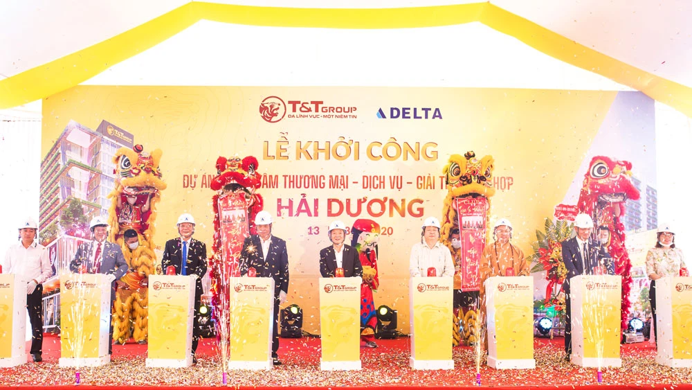 T&T Group khởi công xây dựng Trung tâm thương mại tại trung tâm thành phố Hải Dương ảnh 1 T&T Group khởi công xây dựng Trung tâm thương mại tại trung tâm thành phố Hải Dương ảnh 1