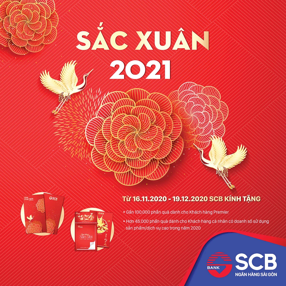 Tưng bừng sắc Xuân 2021 cùng SCB