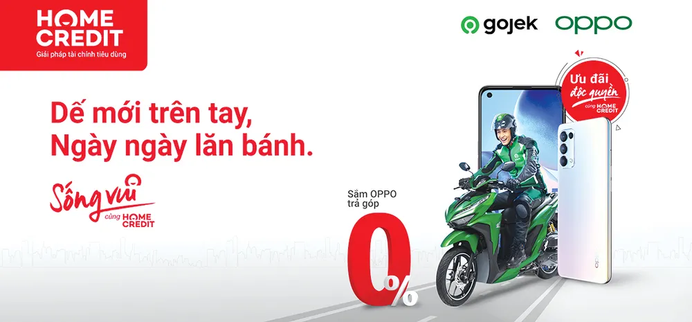 Home Credit ưu đãi đặc biệt dành riêng cho đối tác tài xế Gojek  ảnh 1