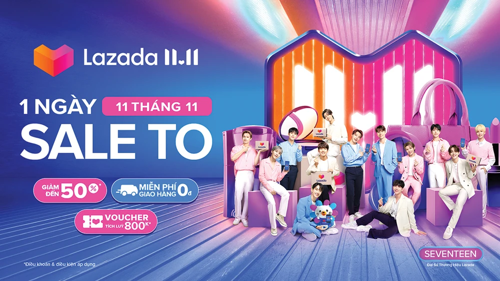 SEVENTEEN là Đại sứ thương hiệu Đông Nam Á của Lazada