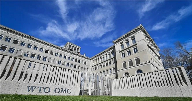 Trụ sở Tổ chức Thương mại Thế giới (WTO) tại Geneva, Thụy Sĩ. Ảnh: AFP/TTXVN