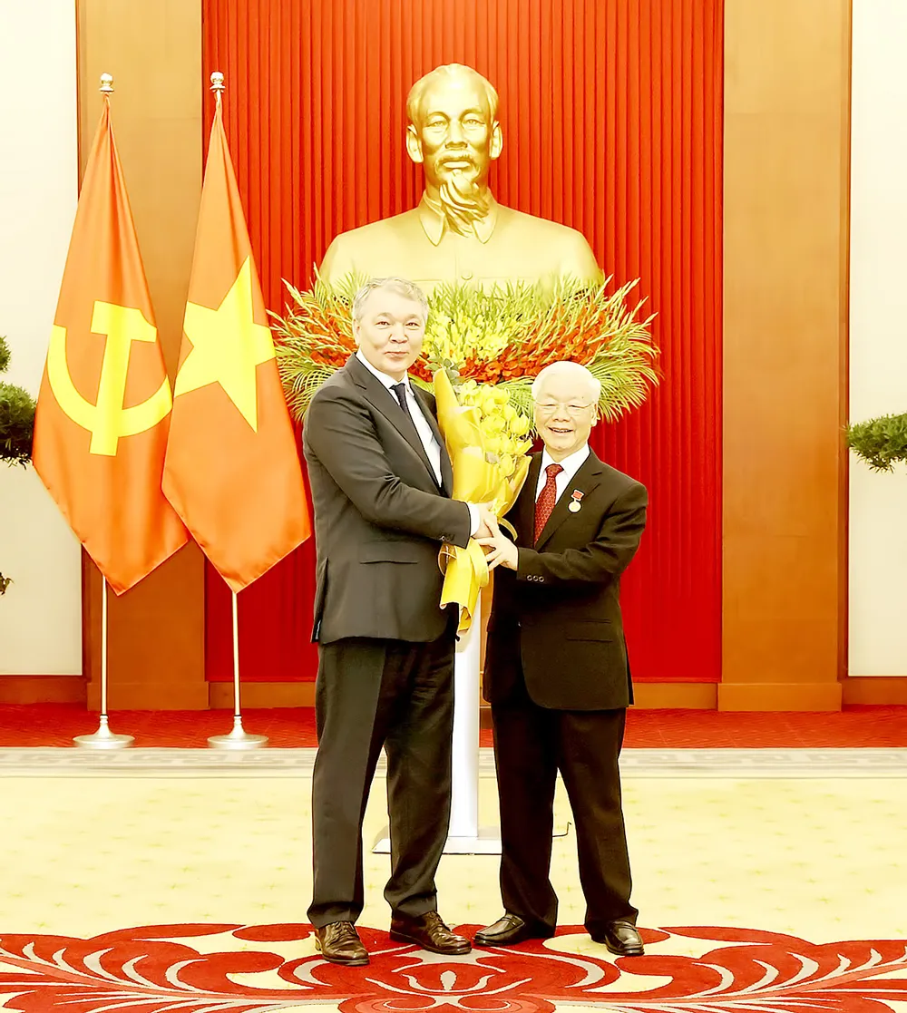 Lễ trao Giải thưởng Lênin tặng Tổng Bí thư Nguyễn Phú Trọng ảnh 1 Lễ trao Giải thưởng Lênin tặng Tổng Bí thư Nguyễn Phú Trọng ảnh 1