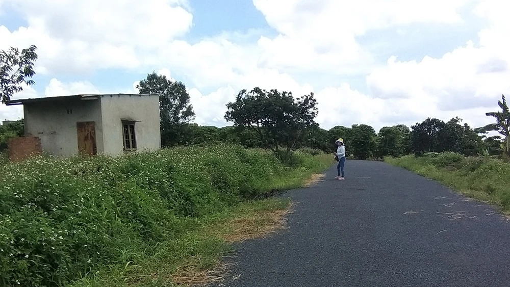 Nhà đầu tư cá nhân “săn đất” tại huyện Châu Đức (Bà Rịa - Vũng Tàu). Ảnh: NÔNG NGÂN