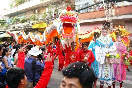 Lễ hội Tết Nguyên tiêu diễn ra vào các năm trước. Ảnh: HOÀNG HÙNG