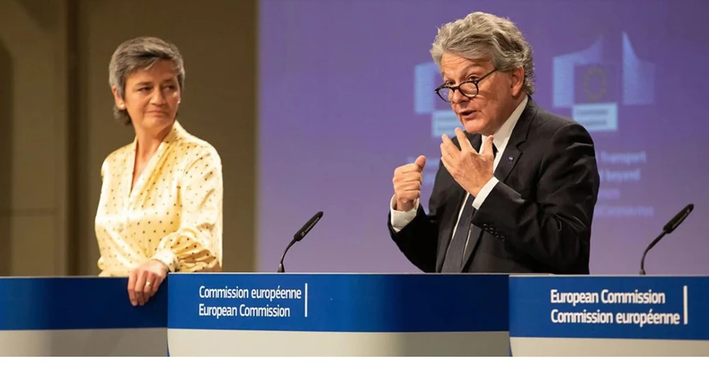 Cặp đôi khắc tinh của giới công nghệ: Margrethe Vestager và Thierry Breton