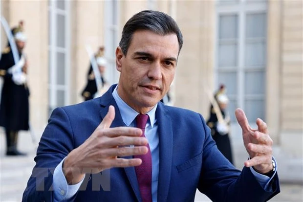 Thủ tướng Tây Ban Nha Pedro Sanchez. Ảnh: AFP/TTXVN