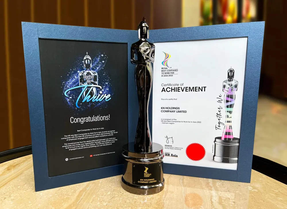 KN Holdings được vinh danh "Nơi làm việc tốt nhất châu Á 2022" ảnh 3