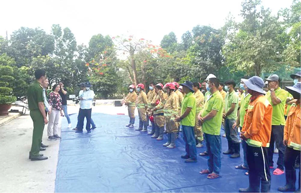 Tổng kết rút kinh nghiệm sau buổi diễn tập