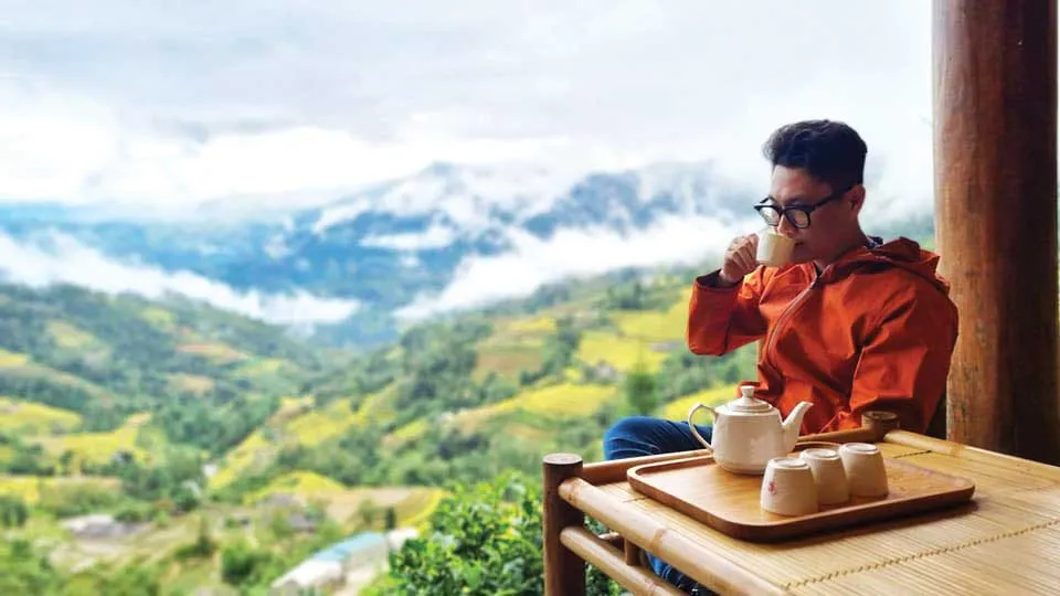 Ngồi nhâm nhi trà trong bầu không khí trong lành tại Riz D’Or Retreat Ngồi nhâm nhi trà trong bầu không khí trong lành tại Riz D’Or Retreat