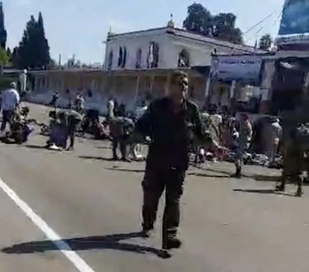 Hiện trường vụ tấn công bằng thiết bị bay không người lái tại một học viện quân sự ở tỉnh Homs, Syria. Nguồn: REUTERS Hiện trường vụ tấn công bằng thiết bị bay không người lái tại một học viện quân sự ở tỉnh Homs, Syria. Nguồn: REUTERS