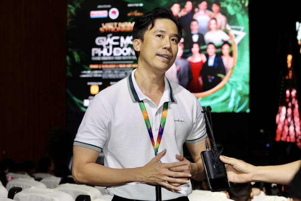 Đạo diễn chương trình Lê Việt. Ảnh: DŨNG PHƯƠNG