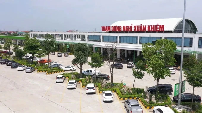 Trạm dừng nghỉ Xuân Khiêm trên cao tốc Bắc - Nam đoạn qua tỉnh Ninh Bình