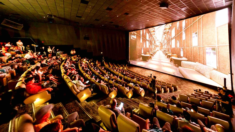 Phòng chiếu Imax laser hiện đại tại cụm rạp Galaxy Thiso Mall