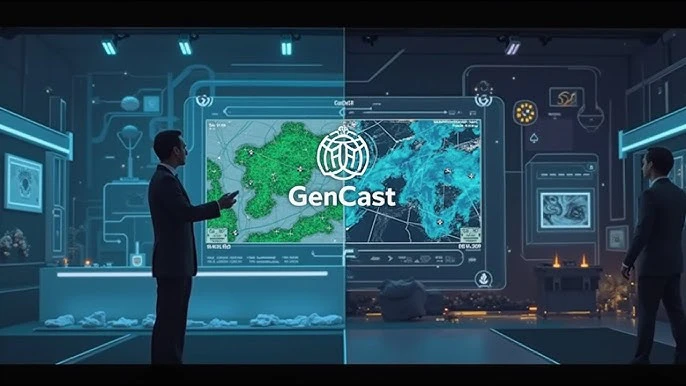 Mô hình dự báo thời tiết GenCast với độ chính xác cao. Ảnh: SINGULARITY 