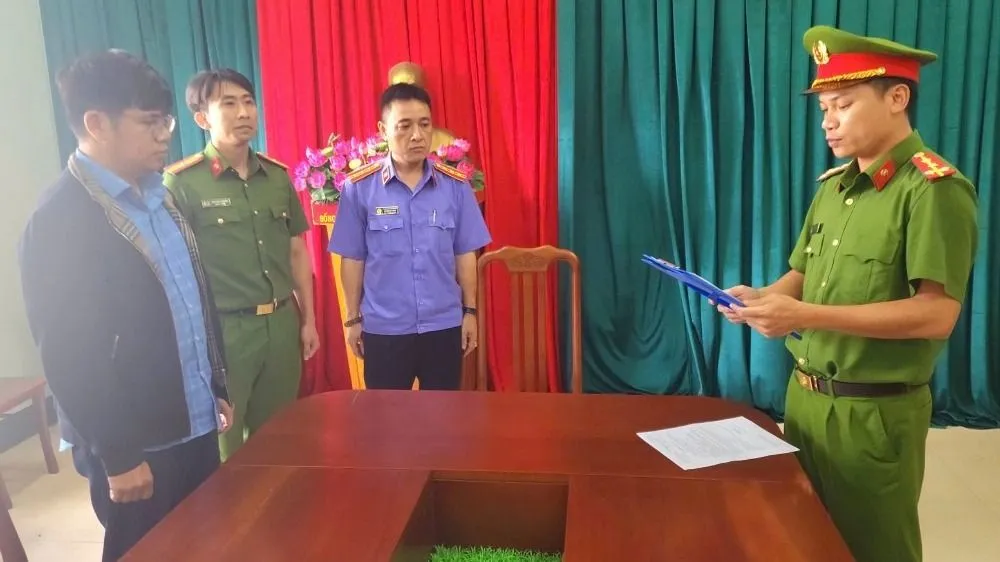 Công an khởi tố, bắt tạm giam Đặng Mậu Thảo. Ảnh: CÔNG AN GIA LAI