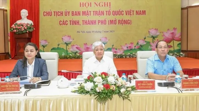 Lãnh đạo Ủy ban Trung ương MTTQ Việt Nam chủ trì hội nghị