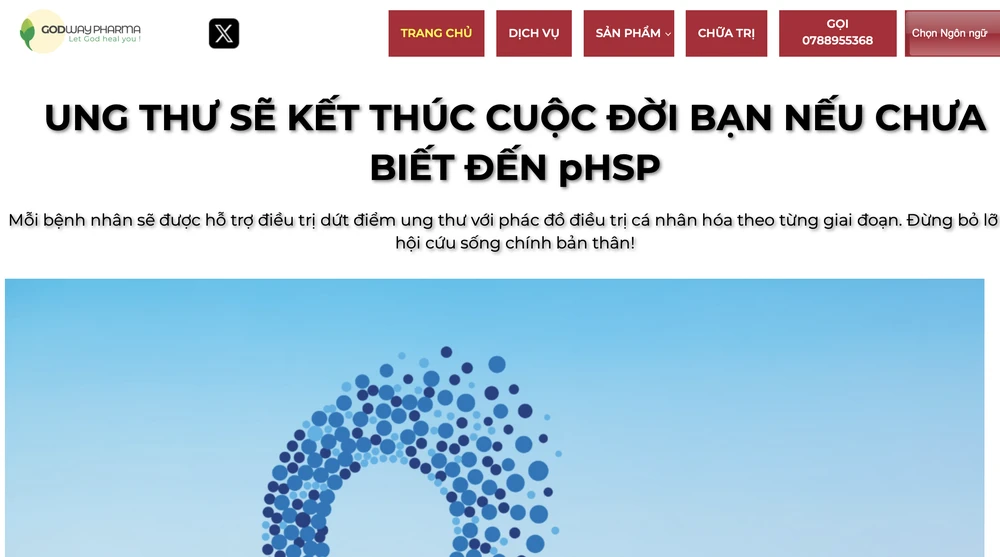 Ảnh chụp màn hình website godwaypharma.com, giới thiệu về Công ty TNHH GodwayPharma Ảnh màn hình 2025-05-14 lúc 10.01.54.png