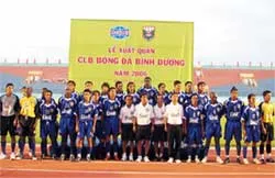CLB bóng đá Bình Dương ra mắt nhà tài trợ ảnh 1 CLB bóng đá Bình Dương ra mắt nhà tài trợ ảnh 1