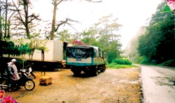 Xe container 40 feet vẫn được phép vào TP Đà Lạt