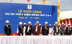 Khởi công công trình thủy điện Đồng Nai 3 và 4