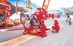 Múa phượng đón Tết