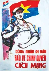 Bức tranh cổ động đầu tiên ở Sài Gòn Giải Phóng ảnh 2 Bức tranh cổ động đầu tiên ở Sài Gòn Giải Phóng ảnh 2