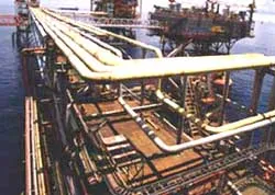 Thi công đường ống dầu khí từ bờ biển vào cụm Khí -Điện-Đạm Cà Mau