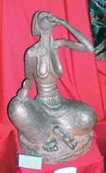 Nét chân quê trong tranh gốm Phù Lãng ảnh 2 Nét chân quê trong tranh gốm Phù Lãng ảnh 2