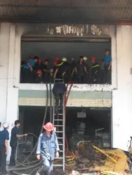 Cháy lớn tại Công ty Daishin