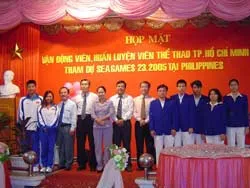 Họp mặt HLV, VĐV TPHCM tham dự SEA Games 23 ảnh 1 Họp mặt HLV, VĐV TPHCM tham dự SEA Games 23 ảnh 1