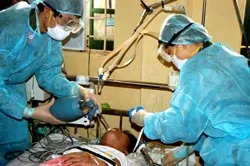Diễn tập chống đại dịch cúm ở người ảnh 2 Diễn tập chống đại dịch cúm ở người ảnh 2