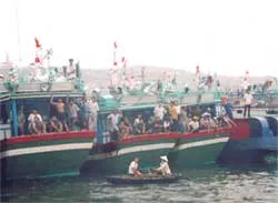 Sóng lớn, triều cường gây nhiều thiệt hại các tỉnh ven biển ảnh 2 Sóng lớn, triều cường gây nhiều thiệt hại các tỉnh ven biển ảnh 2