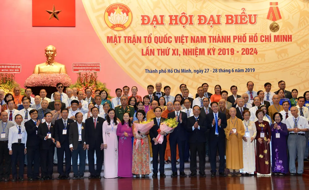 Bế mạc Đại hội đại biểu MTTQ Việt Nam TPHCM lần thứ XI, nhiệm kỳ 2019-2024 ảnh 2