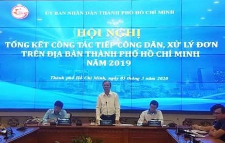 Phó Chủ tịch UBND TPHCM Ngô Minh Châu phát biểu tại hội nghị