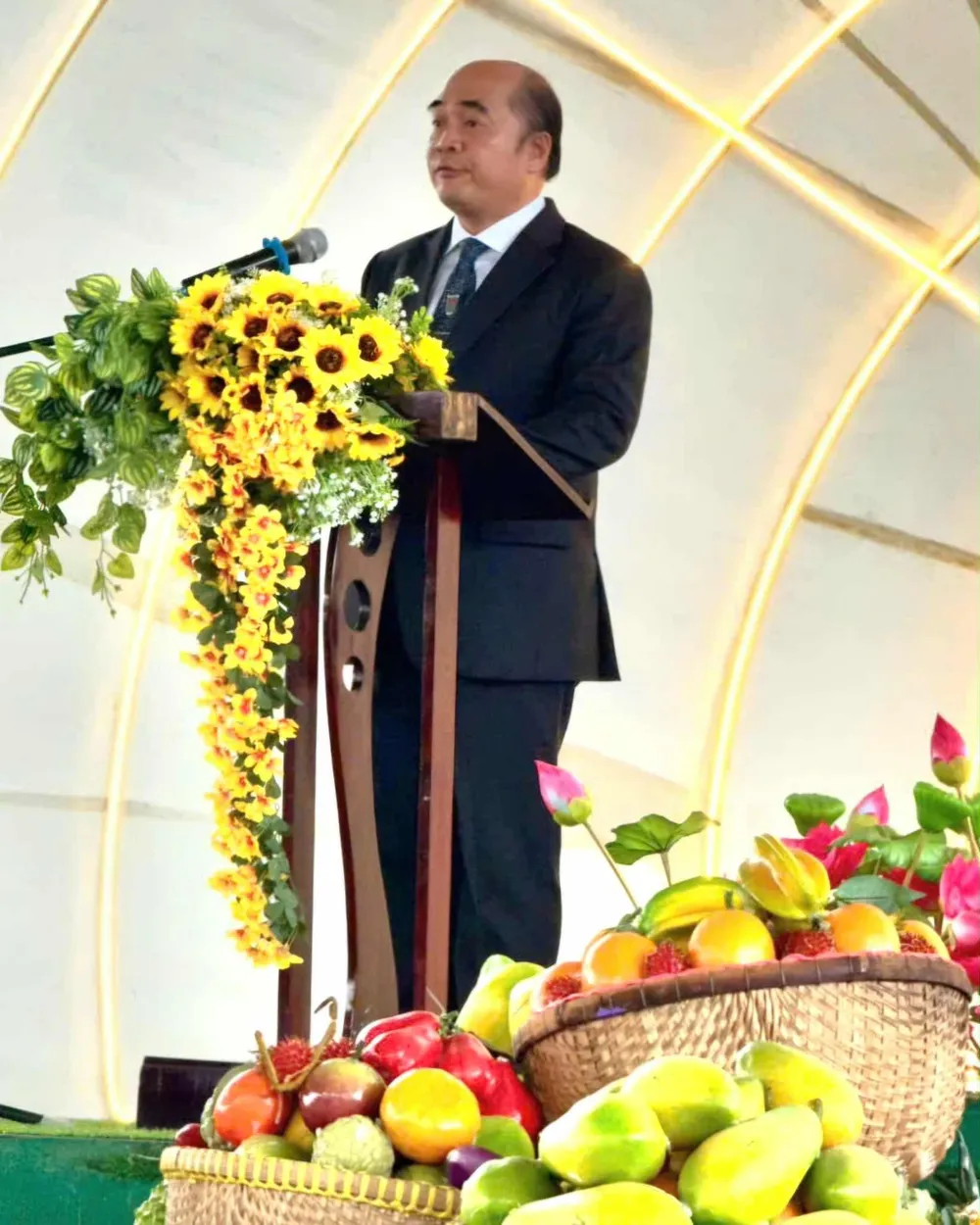 Ông Hồ Xuân Lâm phát biểu khai mạc Ngày hội Ngay hoi - 3.jpg
