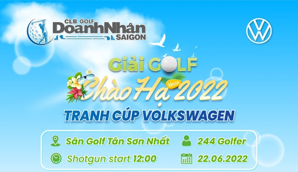 Giải golf Chào hạ 2022 thu hút 244 tuyển thủ tham dự