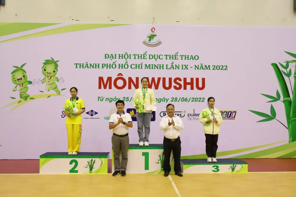 Giải wushu Đại hội TDTT TPHCM lần thứ 9: Quận 5 lên ngôi nhất toàn đoàn ảnh 3