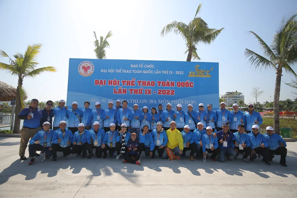 Trọng tài triathlon tại Đại hội toàn quốc Trọng tài triathlon tại Đại hội toàn quốc