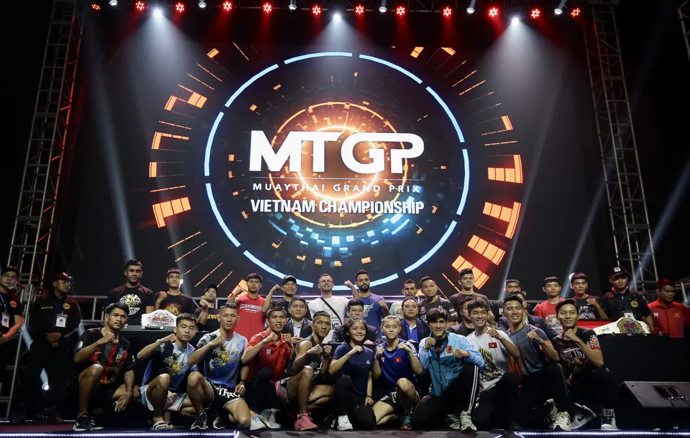 Các võ sĩ tranh tài tại giải diễn ra vào 29-12. Ảnh: DŨNG PHƯƠNG