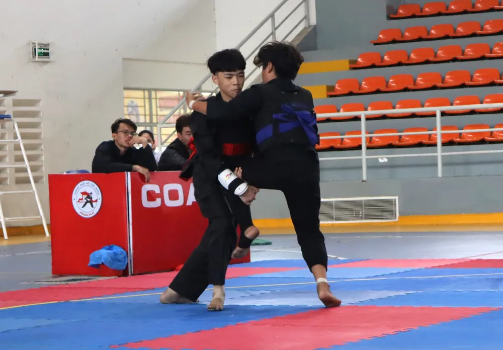 Phát triển phong trào học đường là một trong những phương pháp mà pencak silat TPHCM xây dựng nguồn VĐV. Ảnh: THANH TÙNG